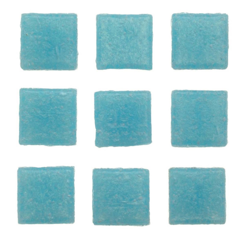 Mozaïek stenen 20x20mm licht blauw