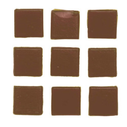 Mozaïek stenen 20x20mm bruin