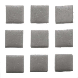 Mozaïek stenen 20x20mm donker grijs