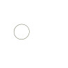 Metalen ring zwart 15cm