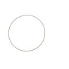 Metalen ring zwart 35cm