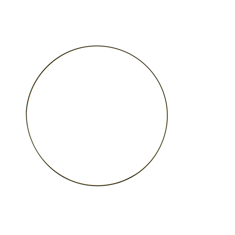 Metalen ring zwart 40cm