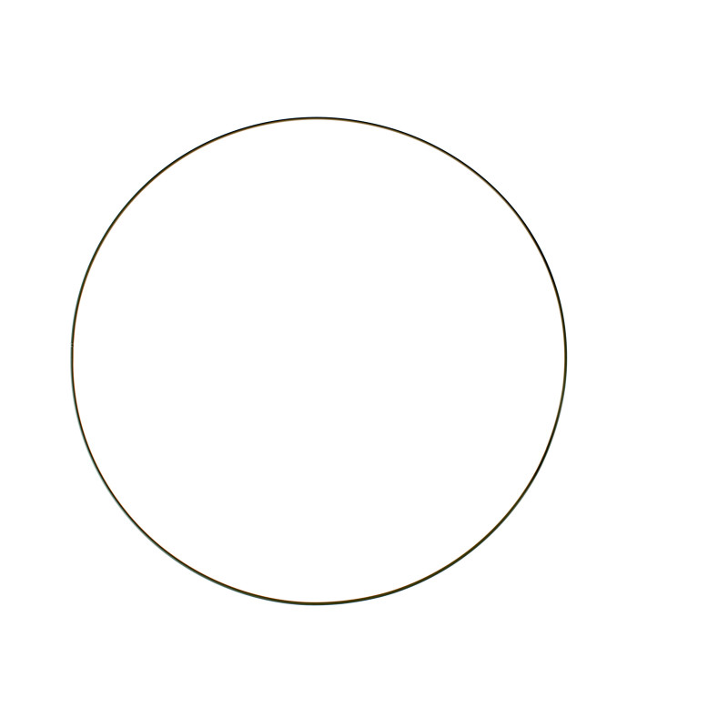 Metalen ring zwart 45cm