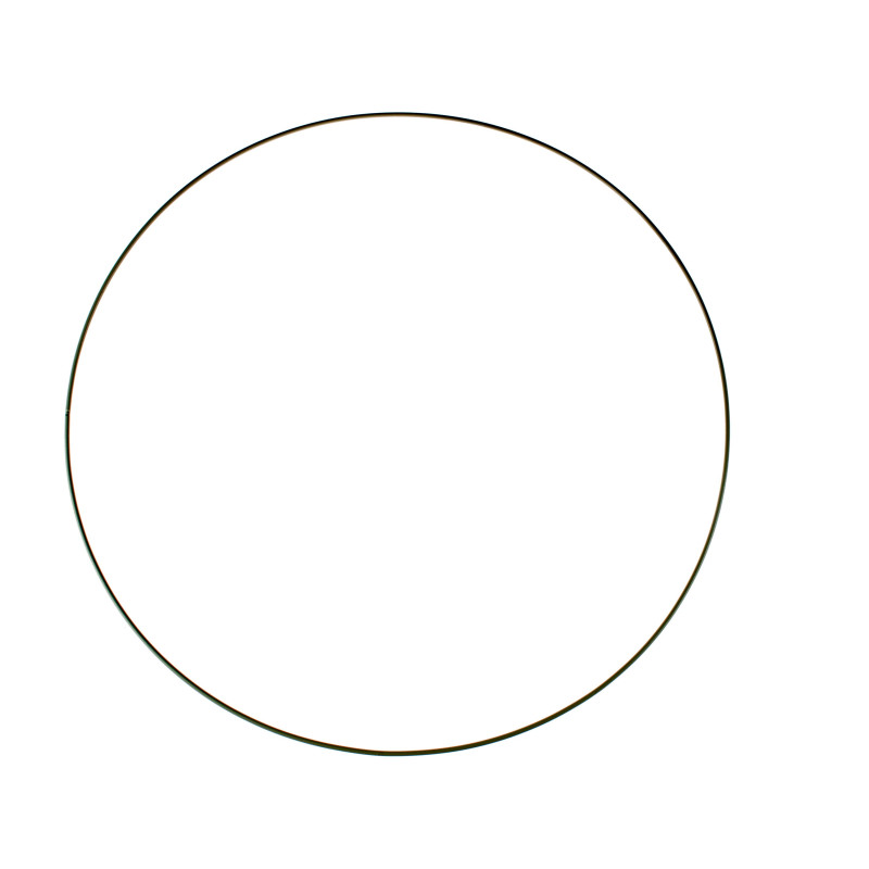 Metalen ring zwart 50cm