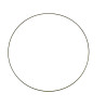 Metalen ring zwart 50cm