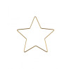 Metalen ster goud 15cm