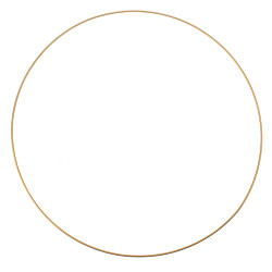 Metalen ring goud 60cm