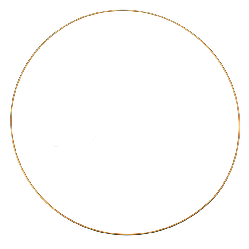 Metalen ring goud 60cm