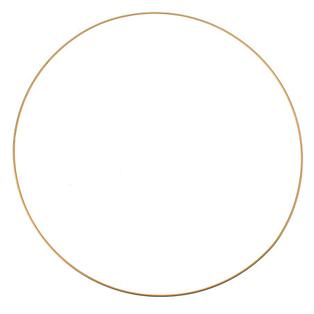 Metalen ring goud 60cm