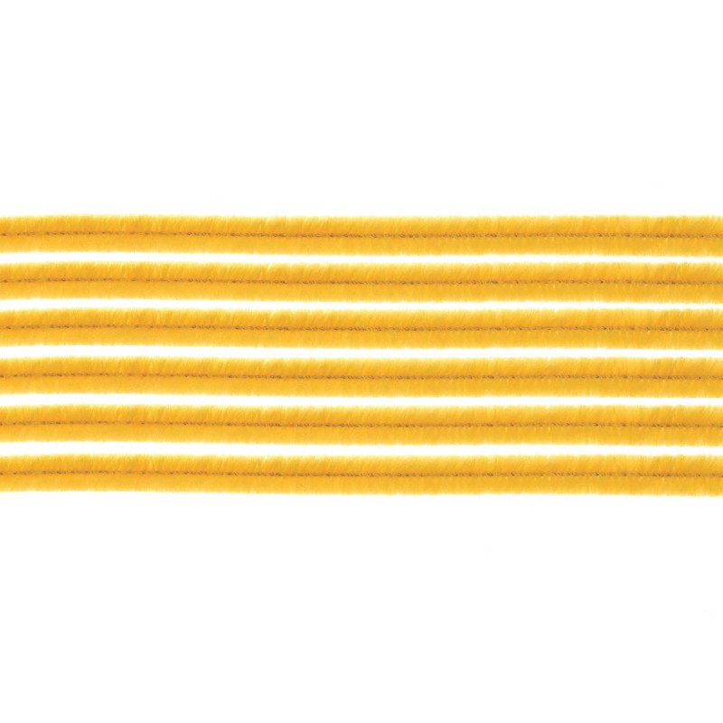 Chenilledraad goud geel