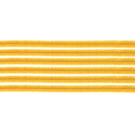 Chenilledraad goud geel