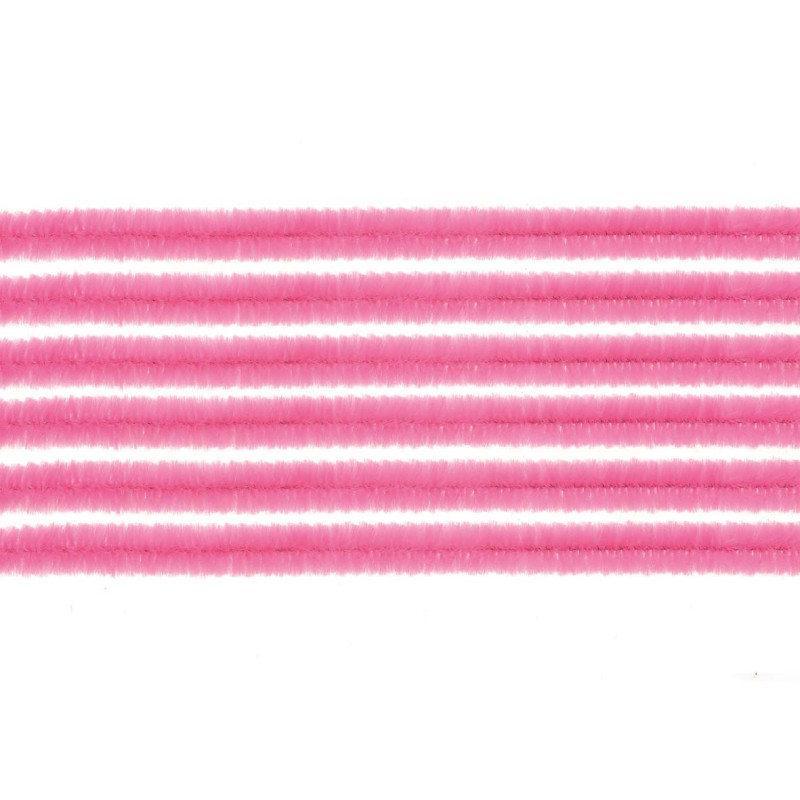 Chenilledraad pink