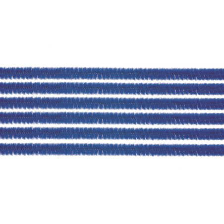 Chenilledraad donker blauw